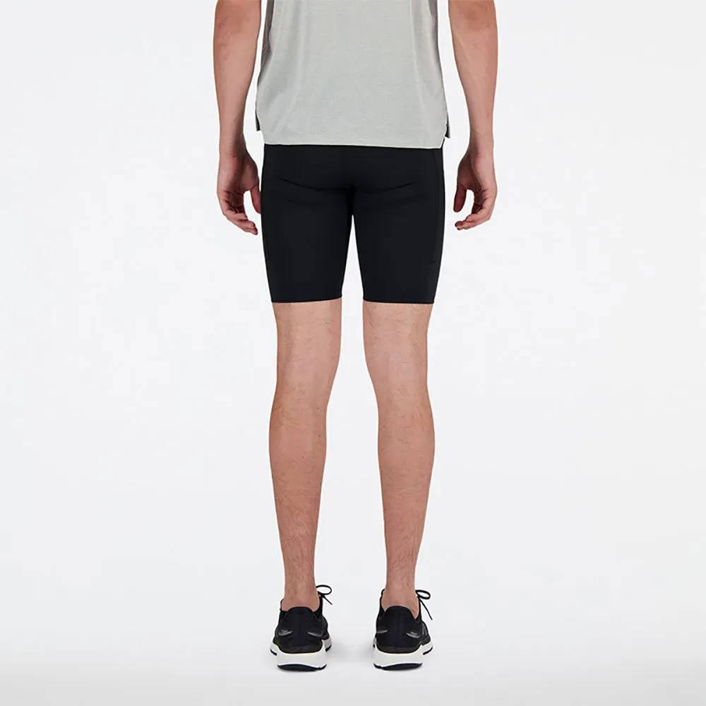 New Balance Sleek Pocket Half 9´´ Korte Leggings male New Balance Sleek Pocket Half 9´´ Korte Leggings male