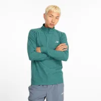 New Balance Space Dye Halv Glidelås Langarmet T-skjorte male