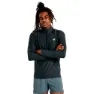New Balance Space Dye Halv Glidelås Langarmet T-skjorte male