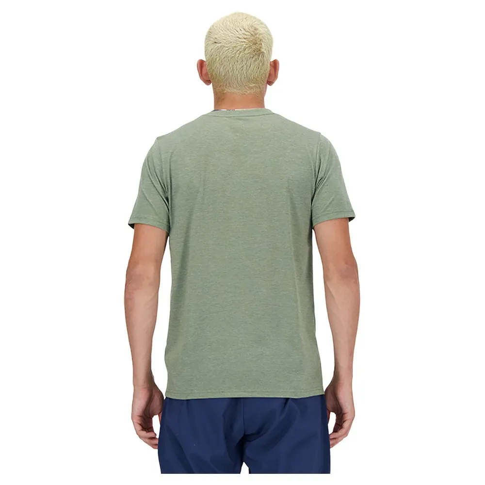 New Balance Sport Essentials Heathertech Kortarmet T-skjorte male New Balance Sport Essentials Heathertech Kortarmet T-skjorte male