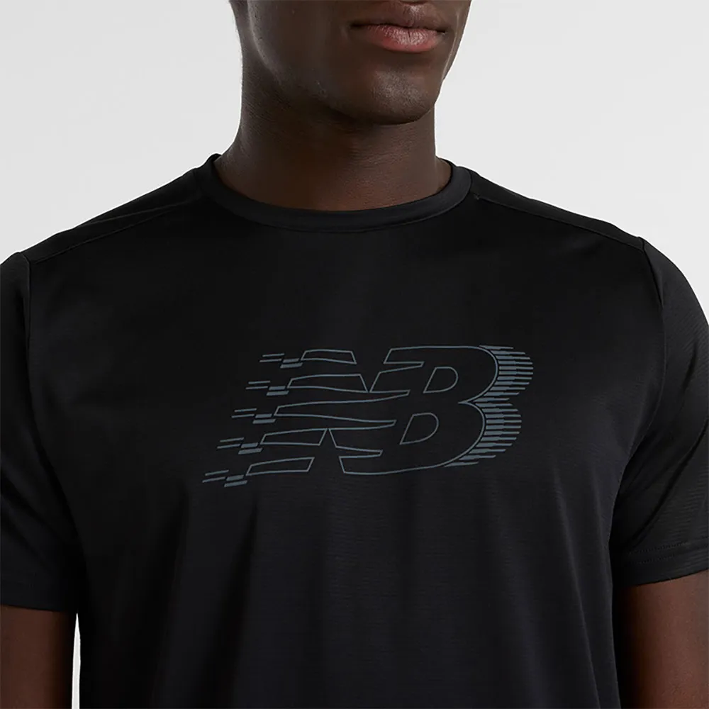 New Balance Sport Essentials Printed Kortarmet T-skjorte male