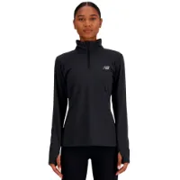 New Balance Sport Essentials Space Dye Halv Glidelås Langarmet T-skjorte female