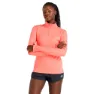 New Balance Sport Essentials Space Dye Halv Glidelås Langarmet T-skjorte female