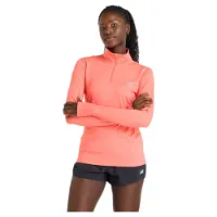 New Balance Sport Essentials Space Dye Langarmet T-skjorte female New Balance Sport Essentials Space Dye Langarmet T-skjorte female