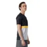 New Balance Striped Accelerate Kortarmet T-skjorte male, Black / orange