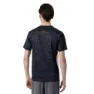New Balance Striped Accelerate Kortarmet T-skjorte male, Black / orange