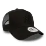 new era Men's Clean Trucker New York Yankees, Black/black