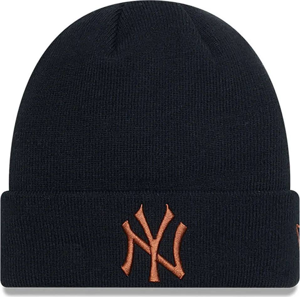 new era New York Yankees League Essential Cuff Knit Beanie Hat