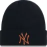 new era New York Yankees League Essential Cuff Knit Beanie Hat