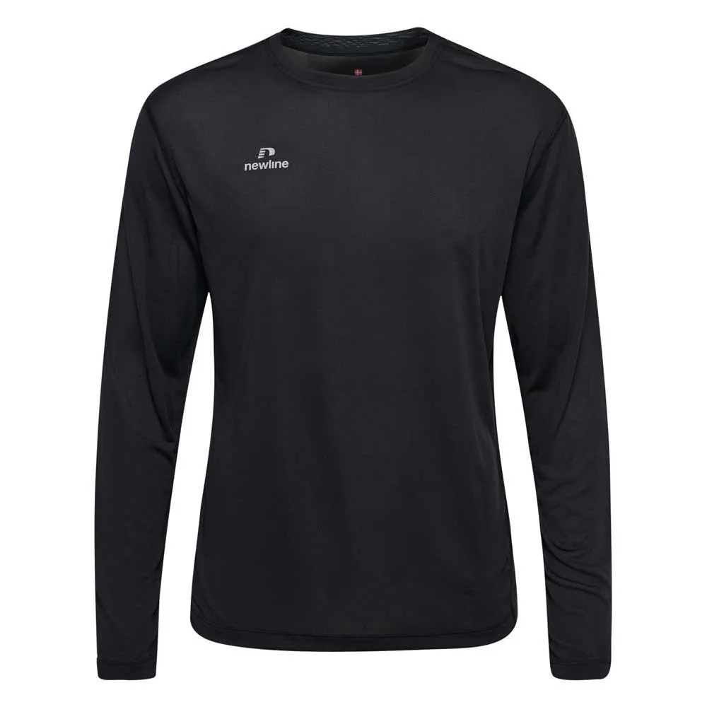 Newline Beat Langarmet T-skjorte male, Black