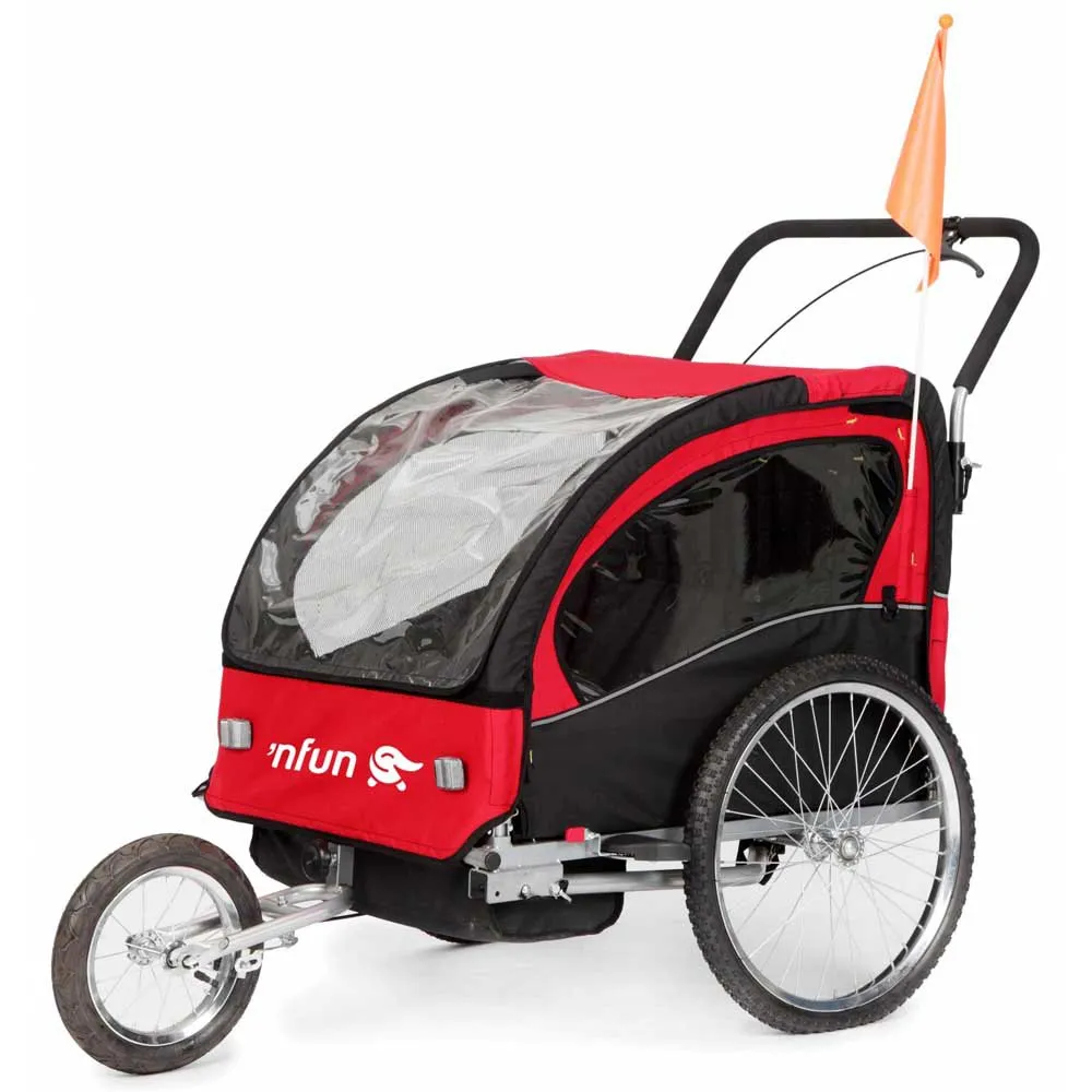 Nfun Ncab Sykkelvogn, Red / black, Max 40kg Nfun Ncab Sykkelvogn, Red / black, Max 40kg