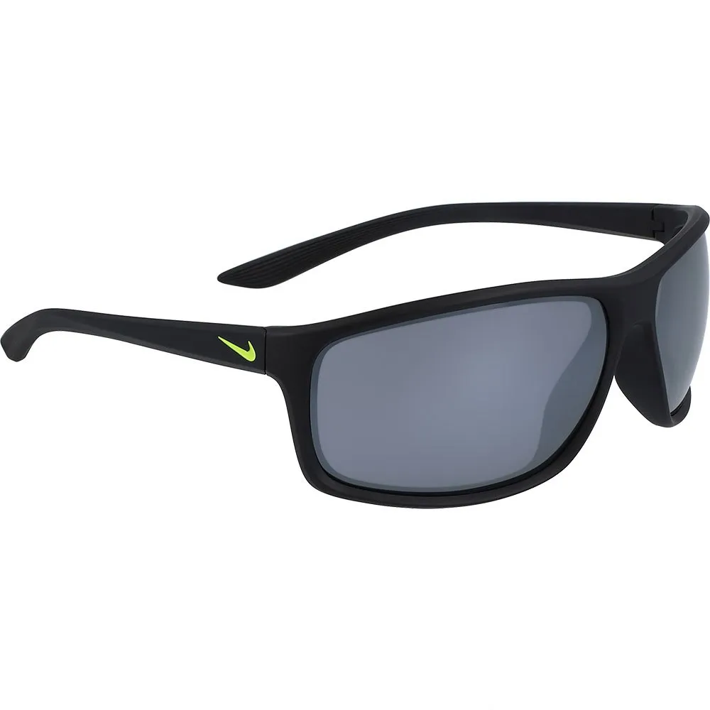Nike Adrenaline Solbriller, Matte black / volt / grey / silver flash, Black 2/CAT3 Nike Adrenaline Solbriller, Matte black / volt / grey / silver flash, Black 2/CAT3
