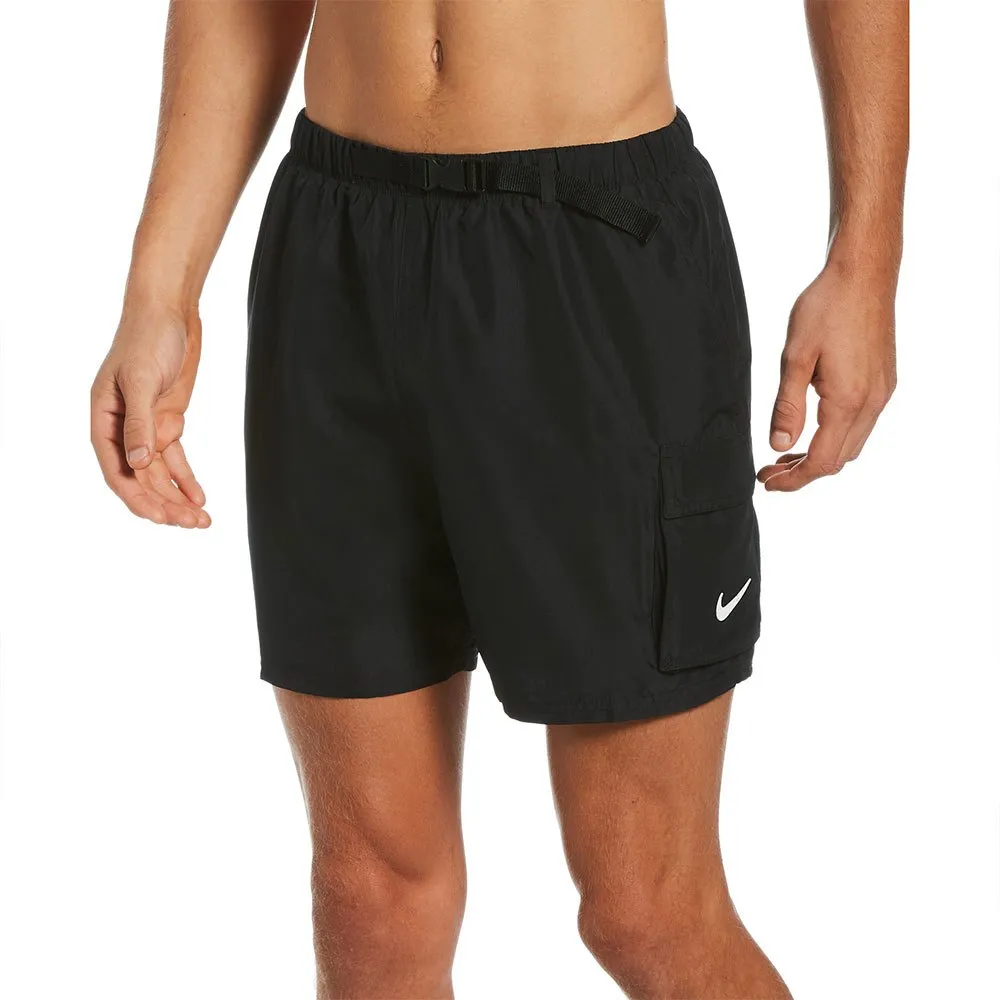 Nike Belt 5´´ Badebukse male, Black