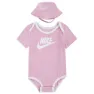 Nike Core Bucket Hat & Kortskjorte Sett 2 Enheter, Pink, 0-6MON