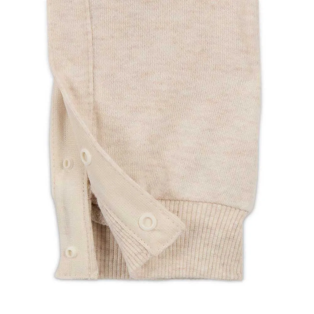 Nike Crew Playsuit, Pale ivory heather, 0-3MON Nike Crew Playsuit, Pale ivory heather, 0-3MON