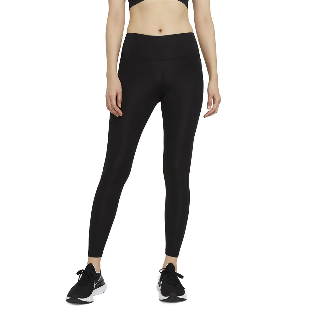 Nike Dri Fit Epic Fast Leggings female, Black / reflective silver