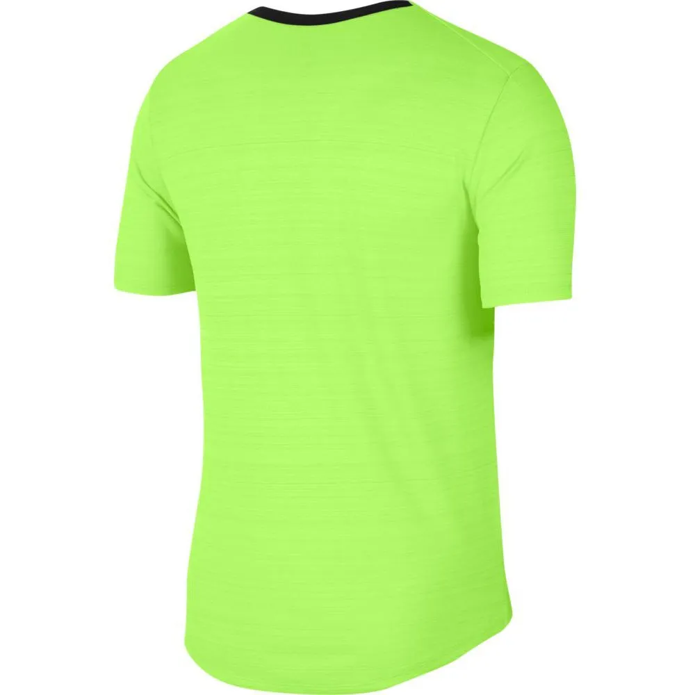 Nike Dri Fit Miler Kortarmet T-skjorte male, Ghost green / reflective silver, Regular