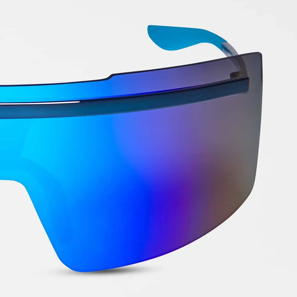 Nike Echo Shield Mirrored Solbriller unisex, Navy / ultraviolet mirror, One Size