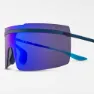 Nike Echo Shield Mirrored Solbriller unisex, Navy / ultraviolet mirror, One Size