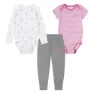 White w / playful pink