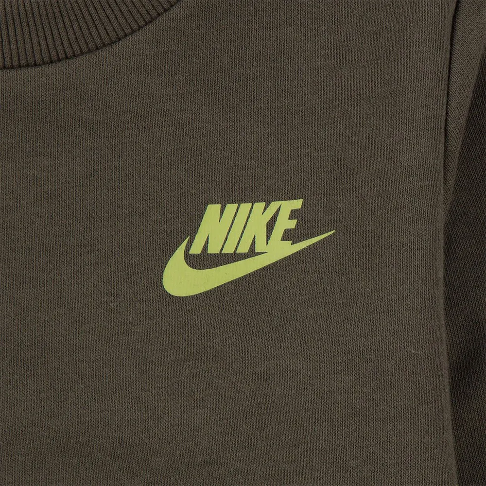 Nike Ft Icon Crew Langarmet Sett, Cargo khaki, 6-7Y Nike Ft Icon Crew Langarmet Sett, Cargo khaki, 6-7Y