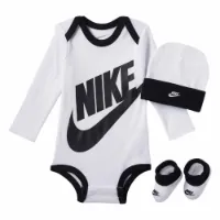Nike Futura Logo Langarmet Sett 3 Enheter Nike Futura Logo Langarmet Sett 3 Enheter