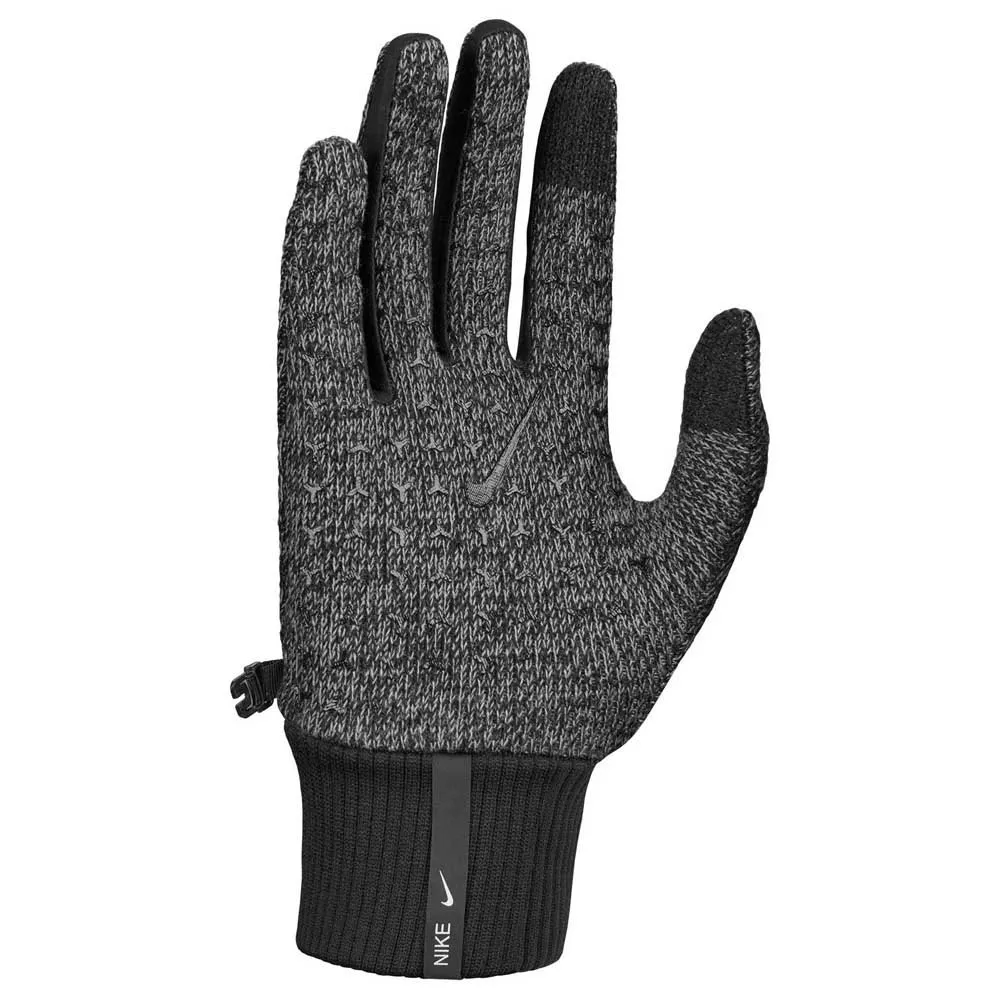 Nike Hyperstorm Knit Hansker male, Grey / black / black