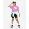 Nike Knit Kortarmet T-skjorte, Playful pink, 6-7Y