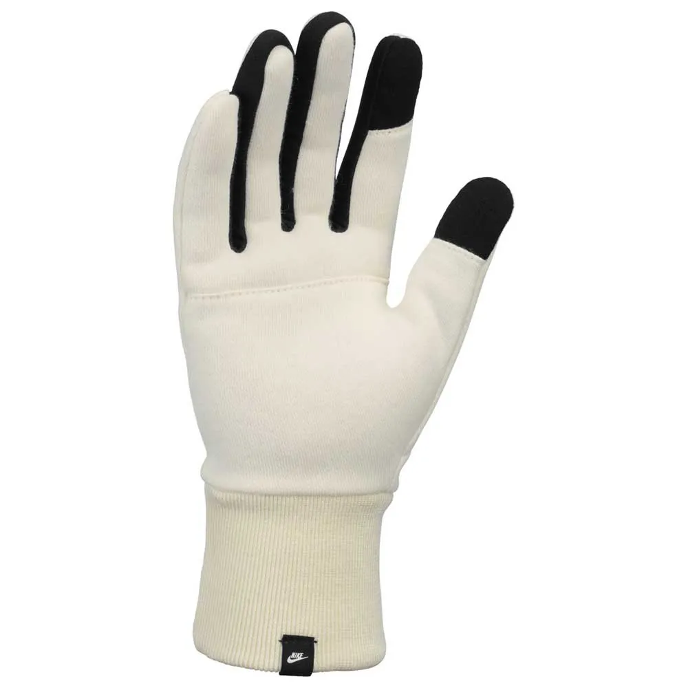 Nike Lg Club Fleece Hansker female, White / black / black