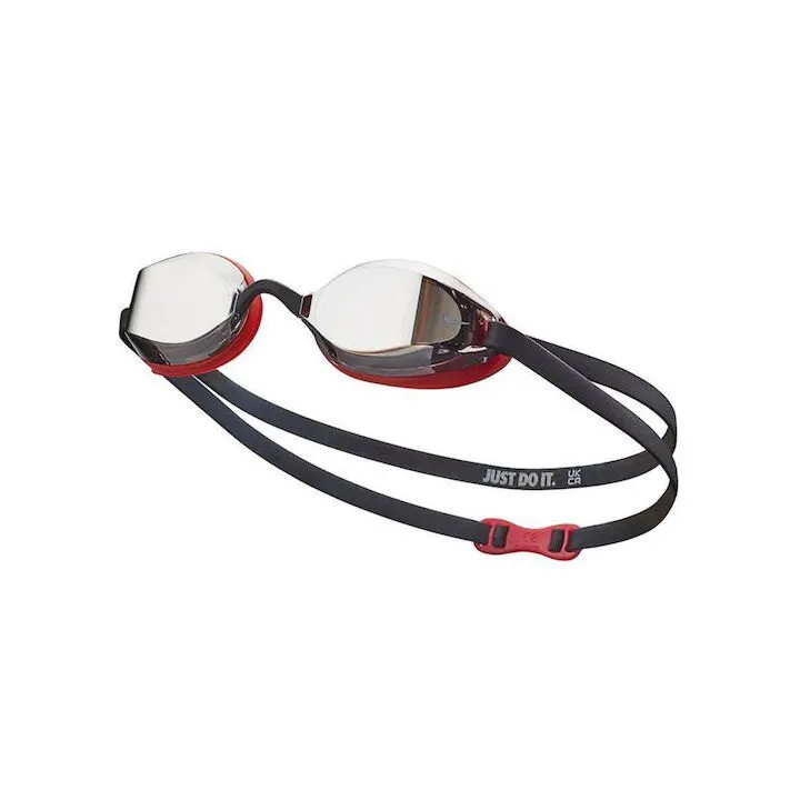 Nike Nessd130 Legacy Speil-svømmebriller unisex, Red black, One Size