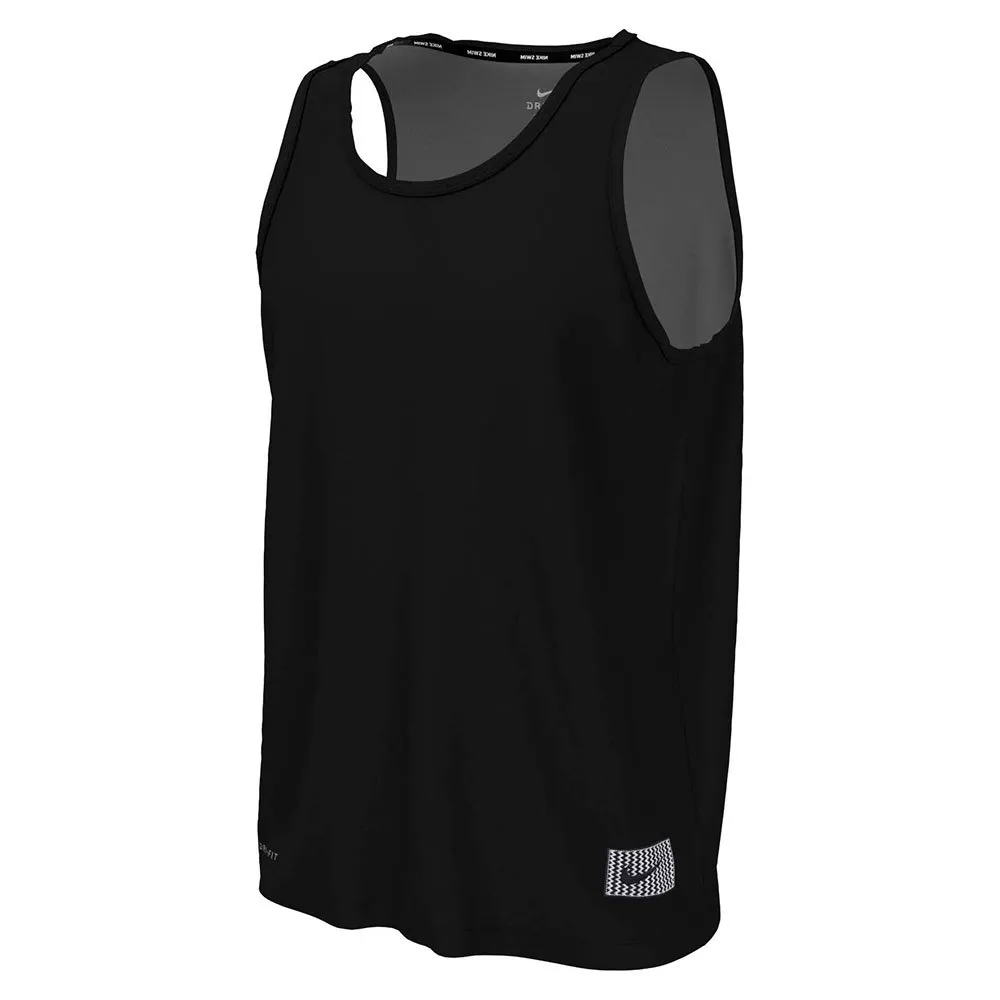 Nike Nessd667 Ermeløs T-skjorte male, Black, XS