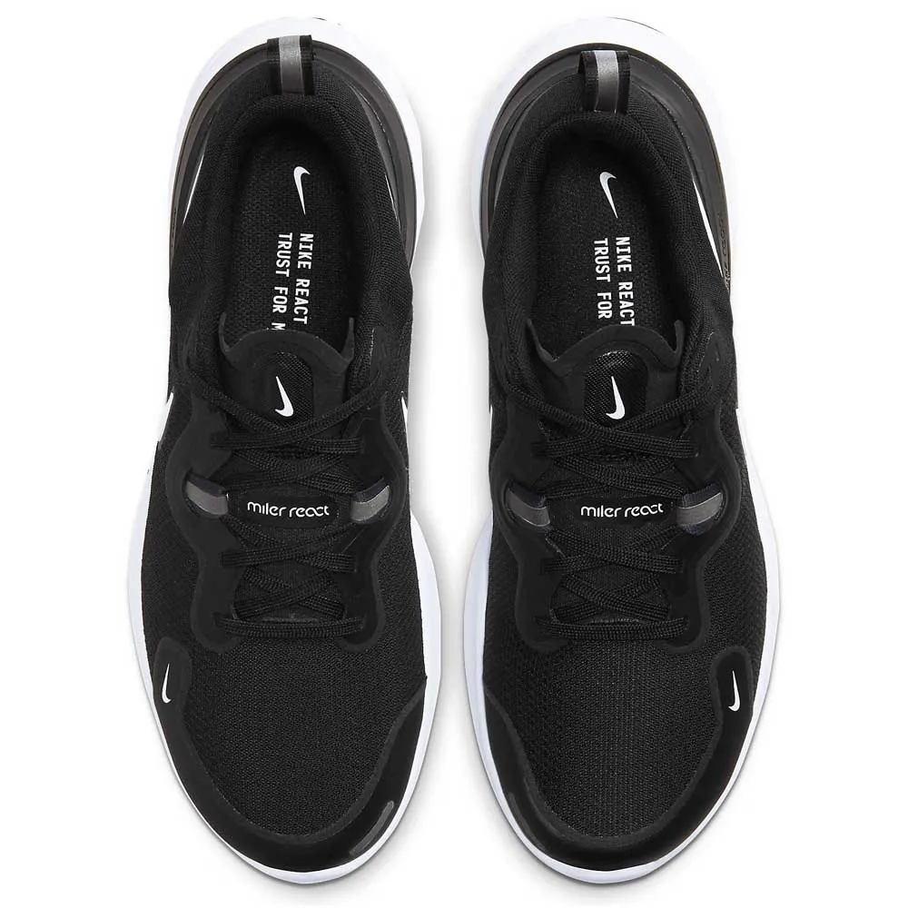 Nike React Miler Løpesko male, Black / white / dark grey / anthracite Nike React Miler Løpesko male, Black / white / dark grey / anthracite