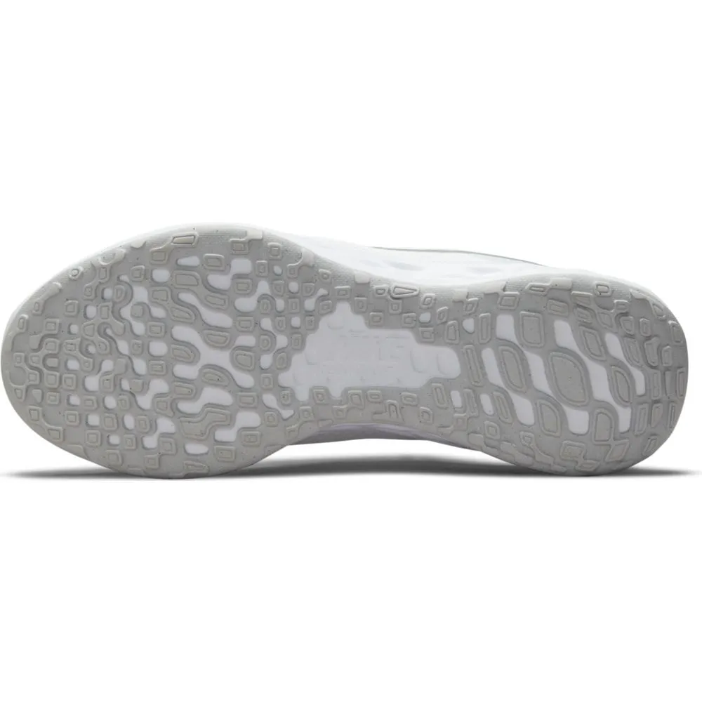 Nike Revolution 6 Nn Løpesko female, White / metallic silver / pure platinum
