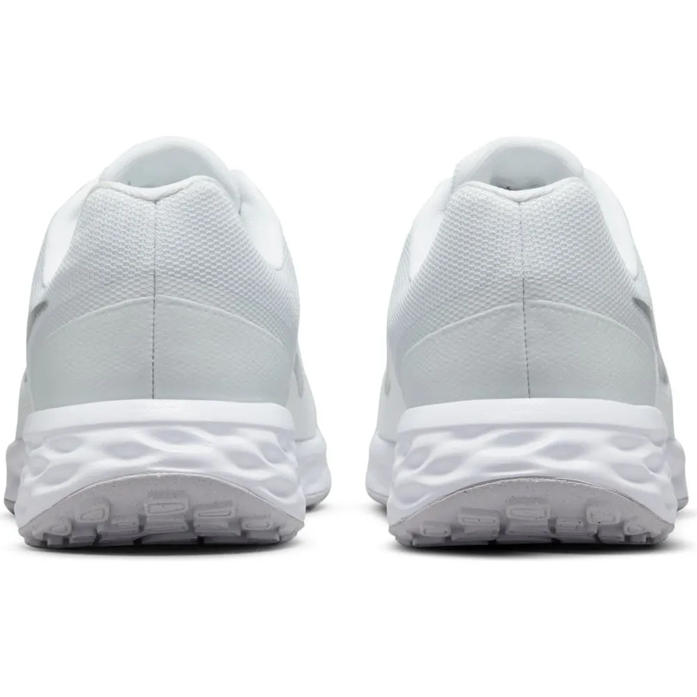 Nike Revolution 6 Nn Løpesko female, White / metallic silver / pure platinum