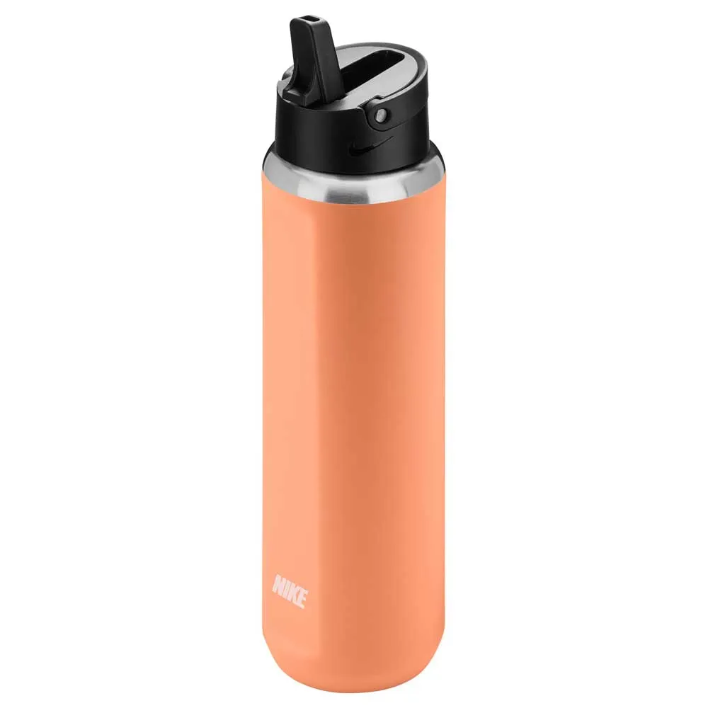 Nike Ss Recharge Straw 24oz/710ml Vannflaske, Apricot agate / black / sail, One Size