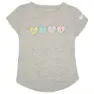 Nike Sweet Hearts Kortarmet T-skjorte, Grey heather, 6-7Y