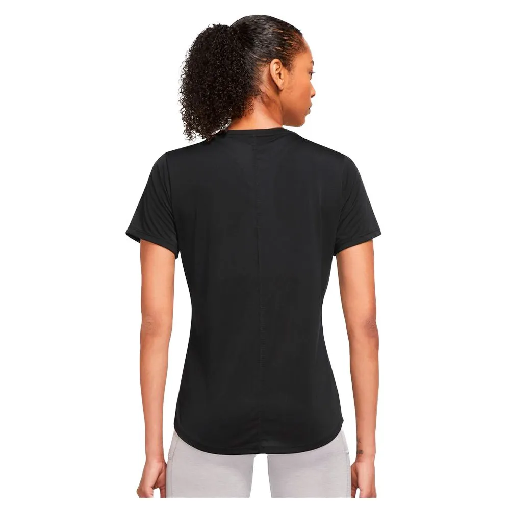 Nike Swoosh Kortarmet T-skjorte female, Black / white 1