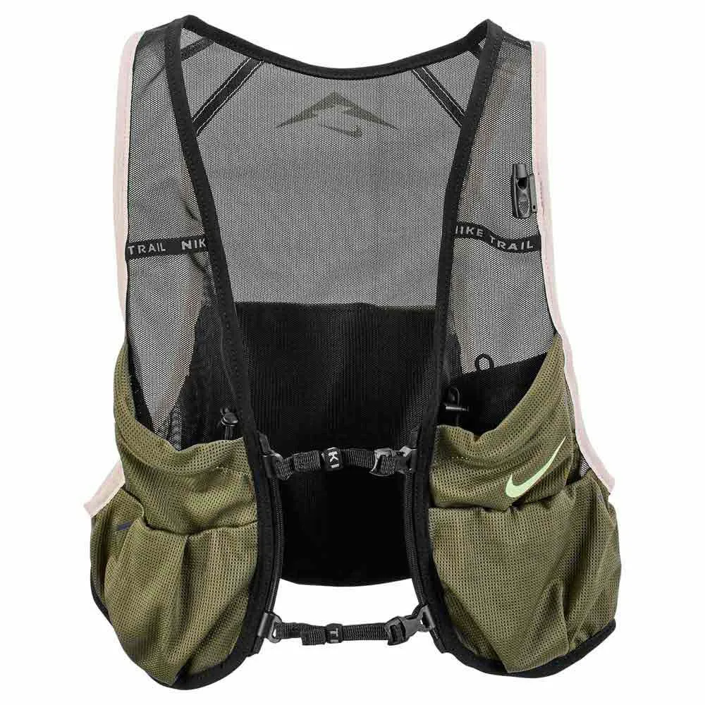 Nike Trail 2.0 Hydreringsvest, Black / medium olive / vapor green, L/XL Nike Trail 2.0 Hydreringsvest, Black / medium olive / vapor green, L/XL