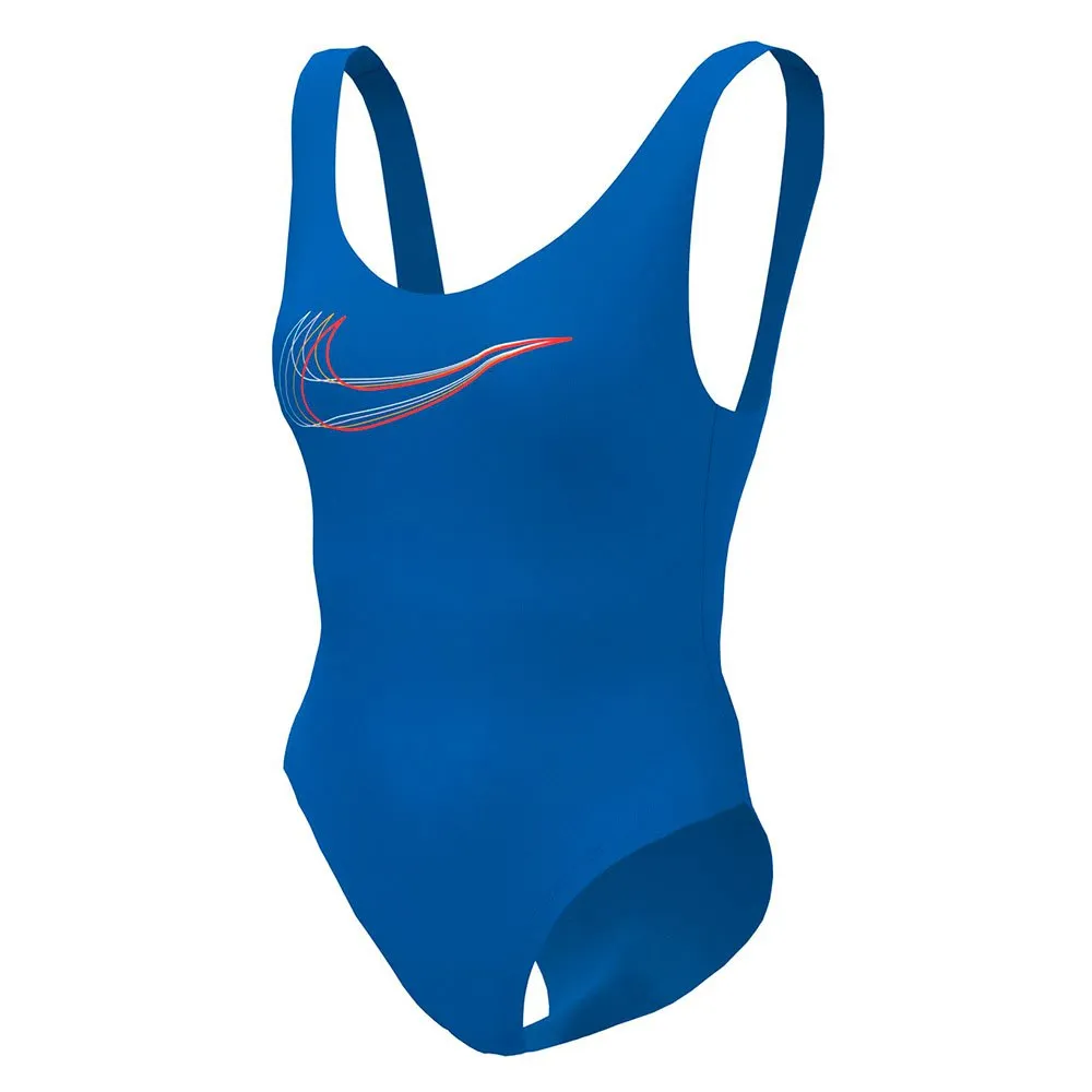 Nike U-back Multi Logo Badetøy female, Hyper royal