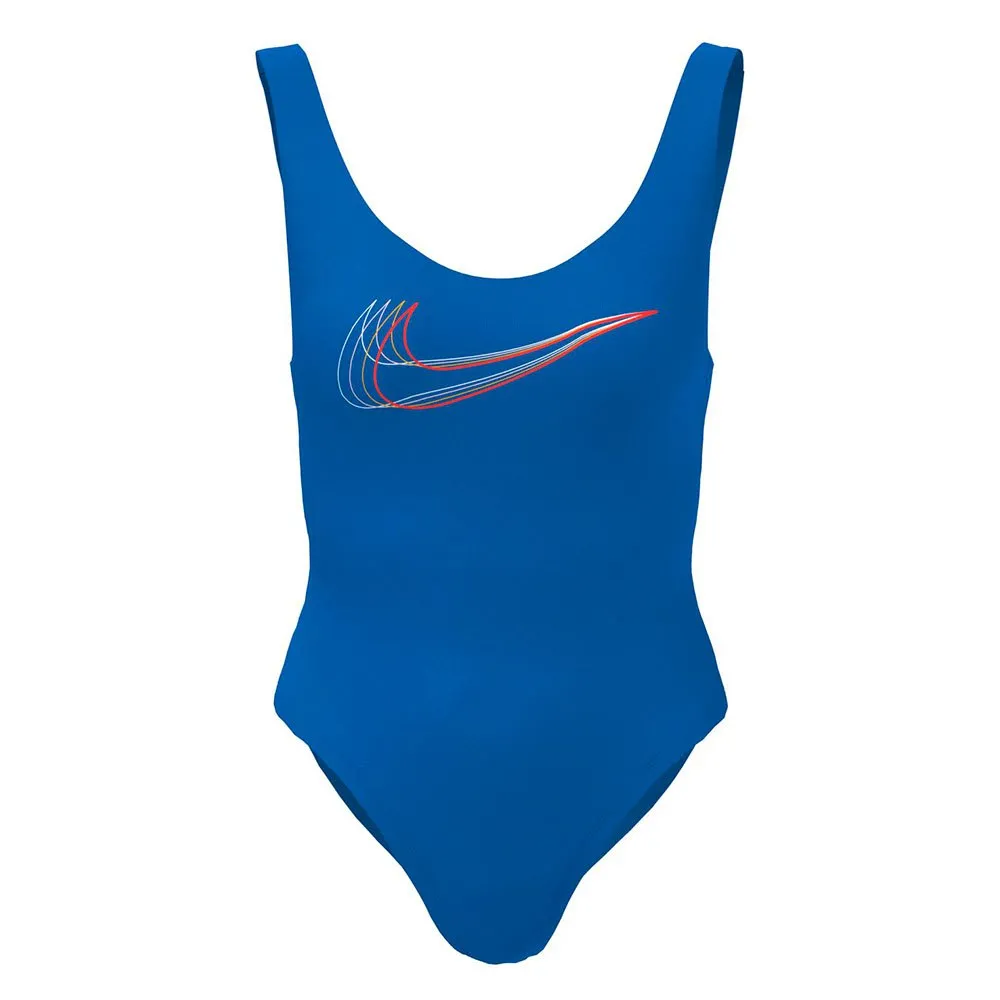 Nike U-back Multi Logo Badetøy female, Hyper royal