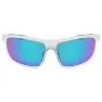 Nike Windtrack Run Mirrored Solbriller unisex, Matte clear / green mirror, One Size