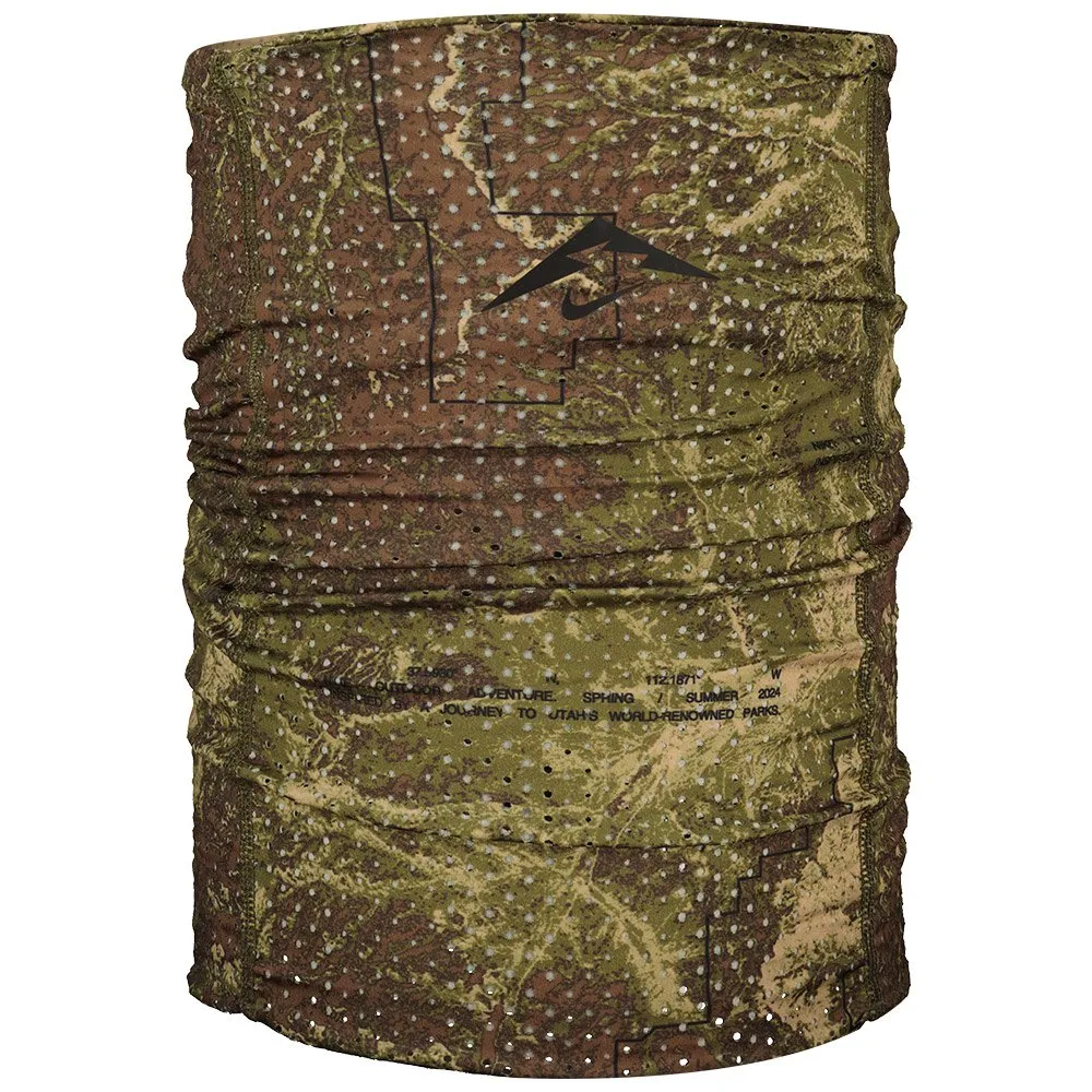 Nike Wrap Trail Printed Hodebånd male, Green / black