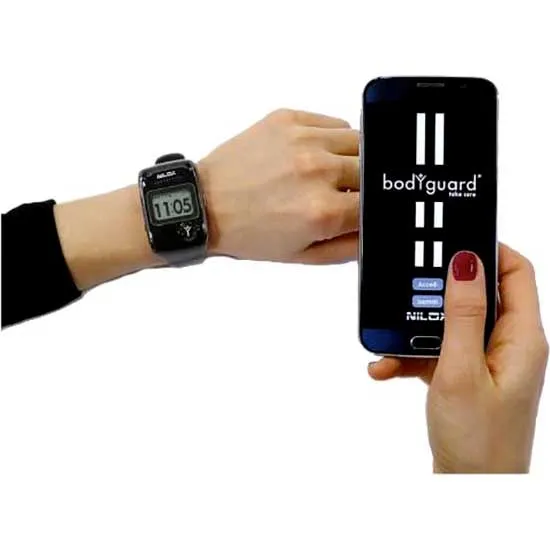 Nilox Bodyguard Klokke, Black