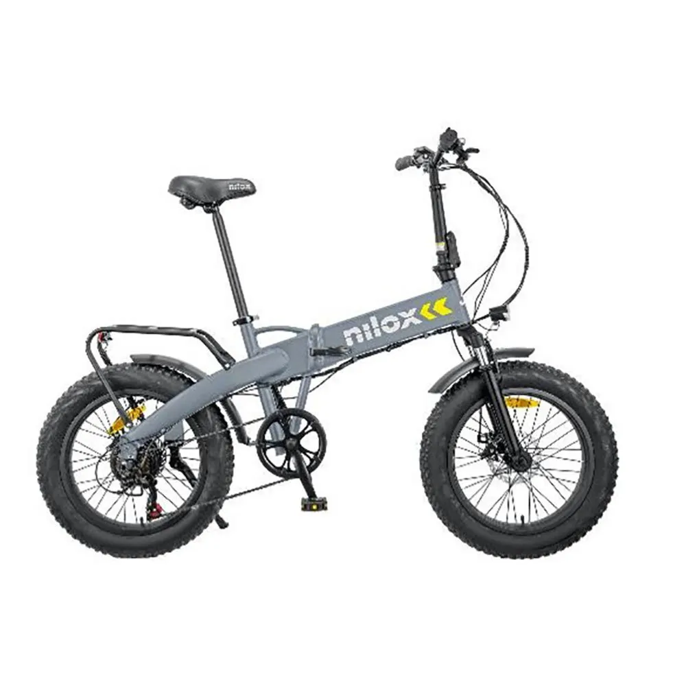 Nilox J4 Plus Sammenleggbar Elsykkel, Grey, One Size, 13Wh