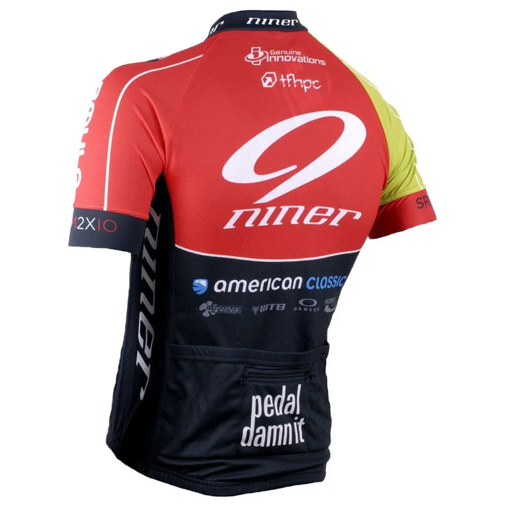 Niner Team Kort Ermet Trøye, Red / black / yellow, S Niner Team Kort Ermet Trøye, Red / black / yellow, S