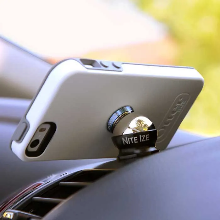 Nite Ize Steelie Car Mount Kit Støtte, Chrome, One Size Nite Ize Steelie Car Mount Kit Støtte, Chrome, One Size