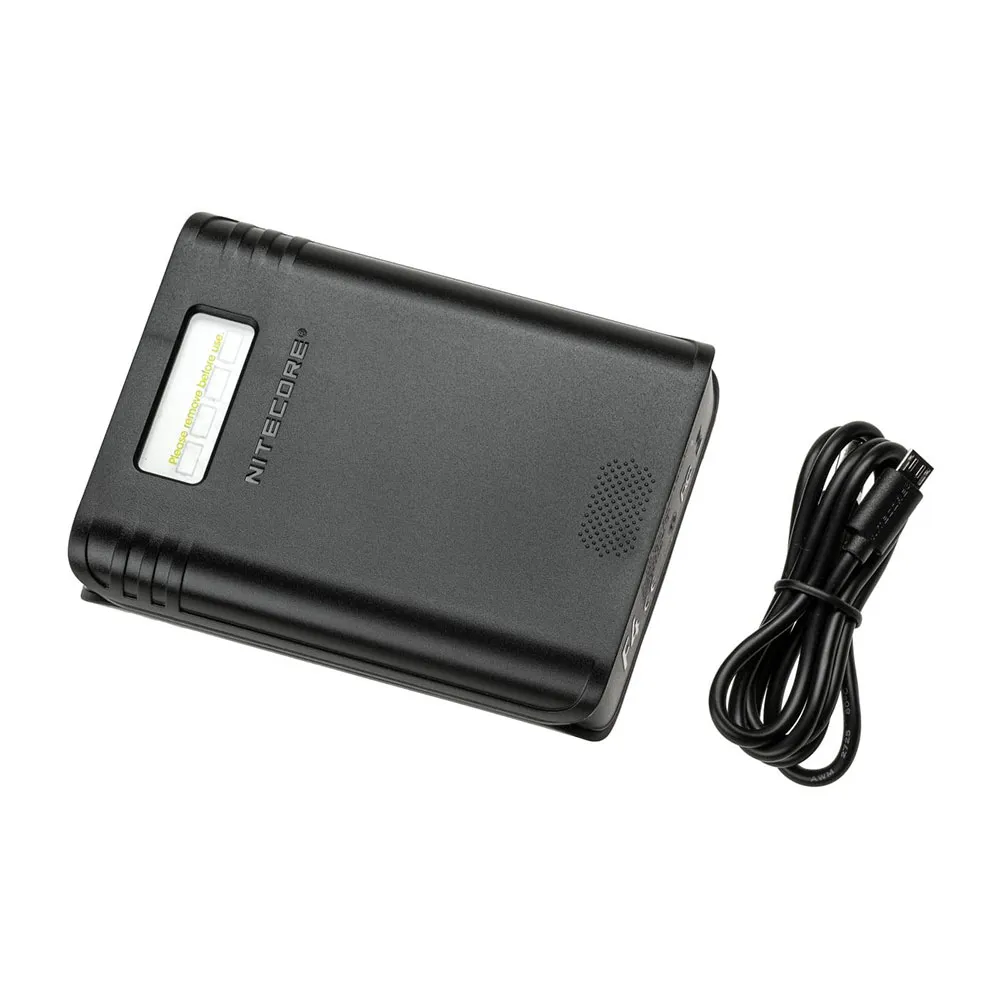Nitecore F4 Flexible Power Bank Batterilader, Black, One Size Nitecore F4 Flexible Power Bank Batterilader, Black, One Size