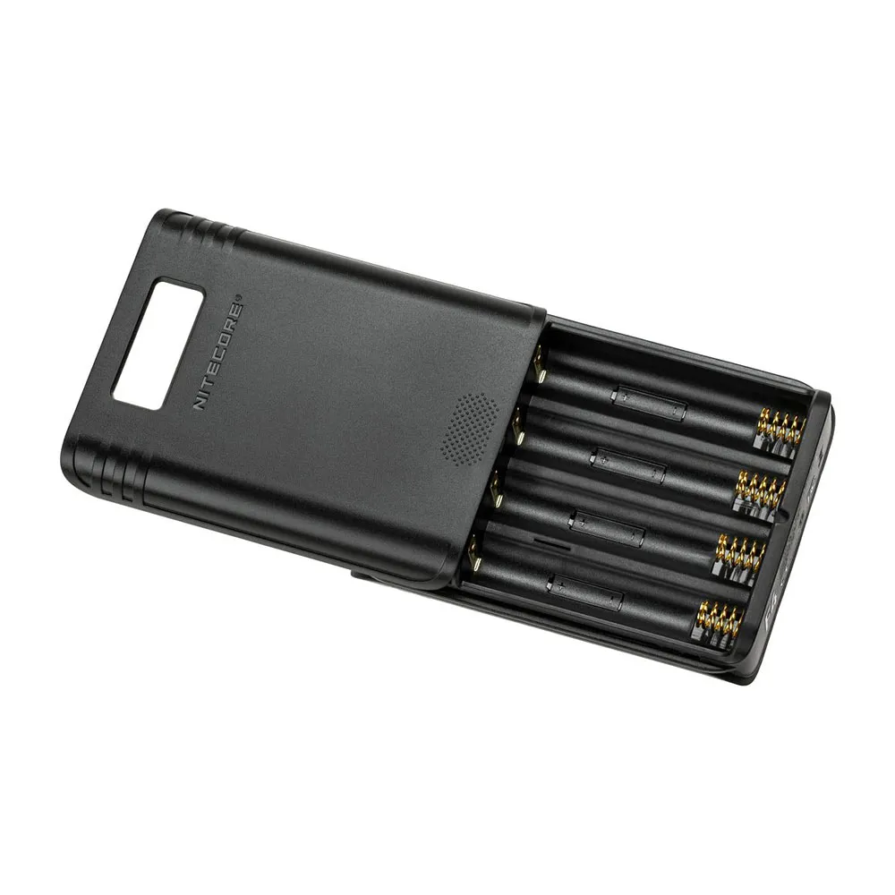 Nitecore F4 Flexible Power Bank Batterilader, Black, One Size Nitecore F4 Flexible Power Bank Batterilader, Black, One Size