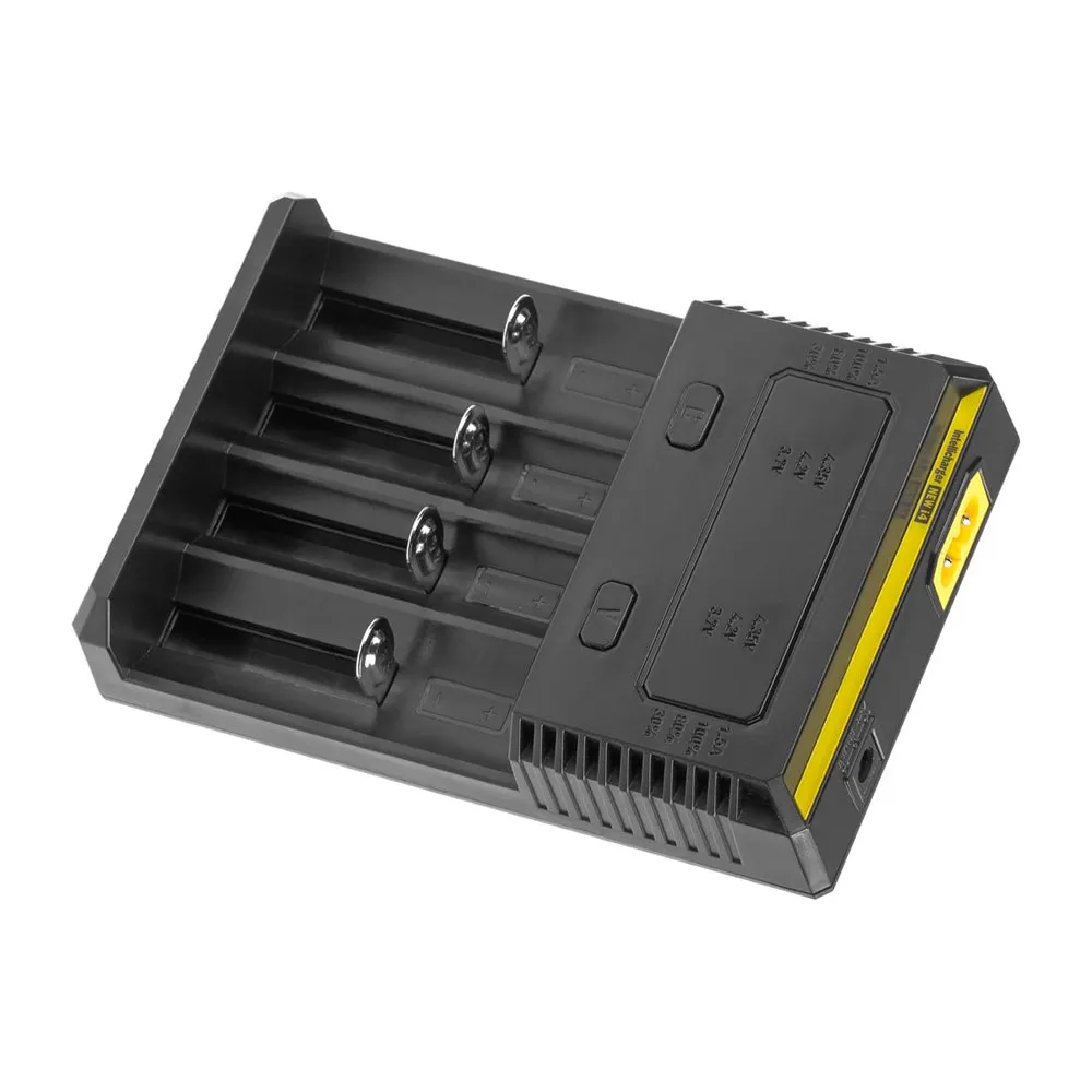 Nitecore Intellicharger New I4 Batterilader, Black, One Size