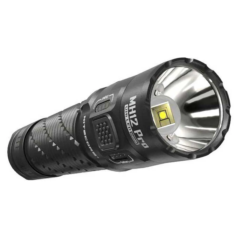 Nitecore Mh12 Pro Lommelykt, Black, 3300 Lysstyrker Nitecore Mh12 Pro Lommelykt, Black, 3300 Lysstyrker